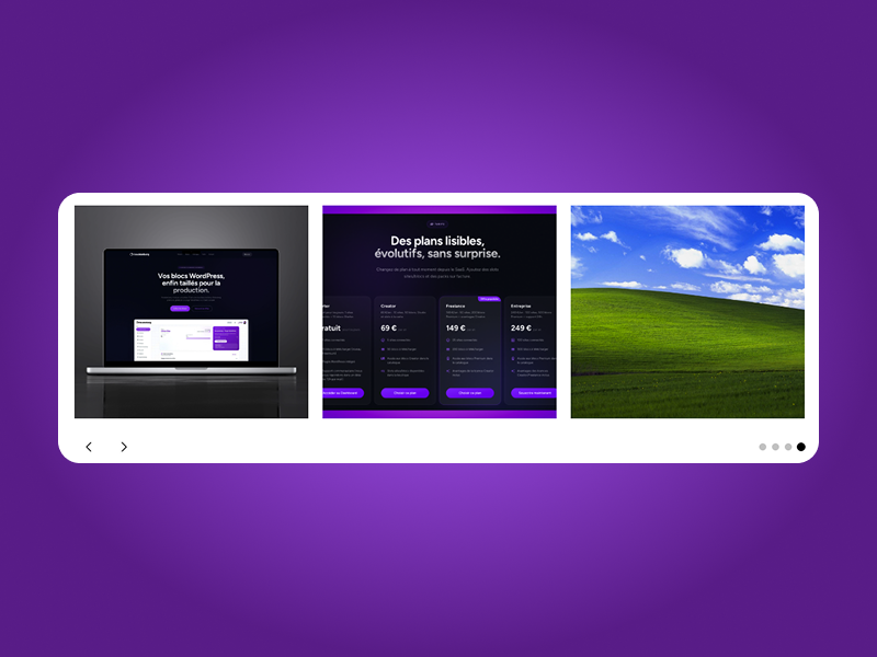 Galerie Slider CSS